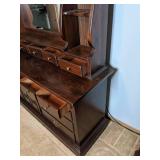Glamorous Ethan Allen Dresser with Mirror