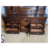 Glamorous Ethan Allen Dresser with Mirror