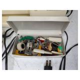 Singer Sewing Machine, Case, and Accessories