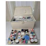 Singer Sewing Machine, Case, and Accessories