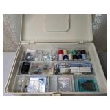 Singer Sewing Machine, Case, and Accessories