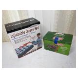 Inflatable Queen Bed and Coleman Electric QuickPump