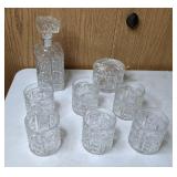 Gorgeous 10-Piece Glass Crystal Barware Set