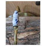 Beautiful Brass Fireplace Log Carrier (Possibly Vintage)