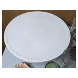 Lot of Glassware, Cake Stand, Vases and Coasters