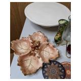 Lot of Glassware, Cake Stand, Vases and Coasters