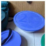 Lot of 9 Glass Food Storage Dishes with Lids-Various Sizes