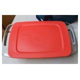 Lot of 9 Glass Food Storage Dishes with Lids-Various Sizes