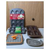 Elegant Wilton and Nordicware Holiday Bakeware, Mini Loaf Pans and More