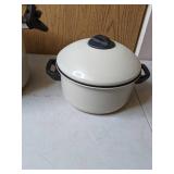 Large and Small Stock Pots Straining Lids