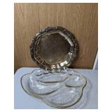 Set of (2) Serving Trays/Platters