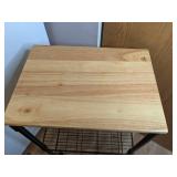 Compact Microwave Cart with Shelves