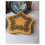 Set of (3) Winter Scene Tins, Longaberger Christmas Star Basket