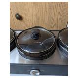 Bella Cucina Triple Slow Cooker