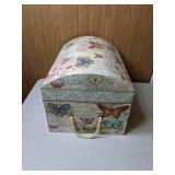 Lovely Butterfly Themed Small Chest with Latch