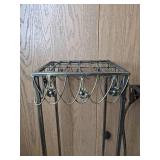 Lot of 2 Copper Colored Plant Stands