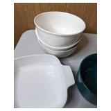 Serving Ware Lot: Bowls, Casseroles, and More