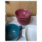 Serving Ware Lot: Bowls, Casseroles, and More