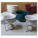 Serving Ware Lot: Bowls, Casseroles, and More