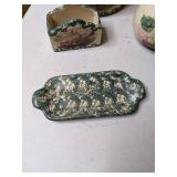 Lot of 9 Pieces of Ceramic Pottery - Cookie Jar, Pitchers, Spoon Rest, and more!
