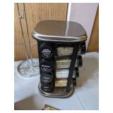 Spices and Sips Lot - Ensure Nutrition Shakes, Tea, Spice Rack, Small Mug Rack, Wine Bottle Rack