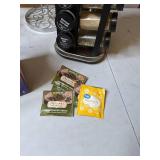 Spices and Sips Lot - Ensure Nutrition Shakes, Tea, Spice Rack, Small Mug Rack, Wine Bottle Rack