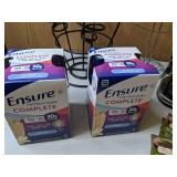 Spices and Sips Lot - Ensure Nutrition Shakes, Tea, Spice Rack, Small Mug Rack, Wine Bottle Rack