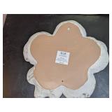 Collection fo 5 Home/Wall Decor Items: Gold Wall Hanging, Wreath & Flower Accents