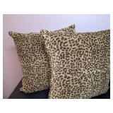 Lot of 7 Pillows, Seat Cushions ands Storage Bench Seat