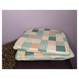 Lot of 7 Pillows, Seat Cushions ands Storage Bench Seat