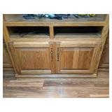 Large 3- Piece China Cabinet (Central Piece & Two Side Cabinets)