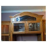 Large 3- Piece China Cabinet (Central Piece & Two Side Cabinets)