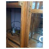 Large 3- Piece China Cabinet (Central Piece & Two Side Cabinets)