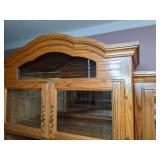 Large 3- Piece China Cabinet (Central Piece & Two Side Cabinets)