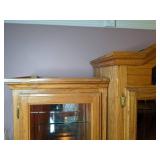Large 3- Piece China Cabinet (Central Piece & Two Side Cabinets)