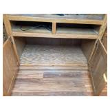 Large 3- Piece China Cabinet (Central Piece & Two Side Cabinets)