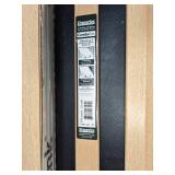 Lot of Six Medium Oak EZ Planks and Two Pieces of Moulding