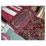 Lot of (9) Rugs