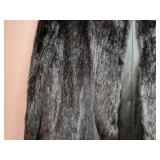 Elegant Black Faux Fur Women