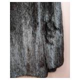 Elegant Black Faux Fur Women