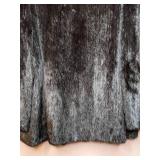 Elegant Black Faux Fur Women