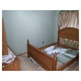 Classic Palliser Bedroom Suite, TV/VCR Combo and Bed Linens