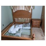 Classic Palliser Bedroom Suite, TV/VCR Combo and Bed Linens