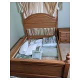 Classic Palliser Bedroom Suite, TV/VCR Combo and Bed Linens