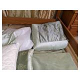 Classic Palliser Bedroom Suite, TV/VCR Combo and Bed Linens
