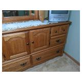 Classic Palliser Bedroom Suite, TV/VCR Combo and Bed Linens