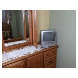 Classic Palliser Bedroom Suite, TV/VCR Combo and Bed Linens