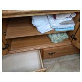 Classic Palliser Bedroom Suite, TV/VCR Combo and Bed Linens