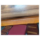 Elegant Wood and Glass Sofa/Entry Table