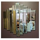 Stunning Rectangular Cluster Wall Mirror Decor